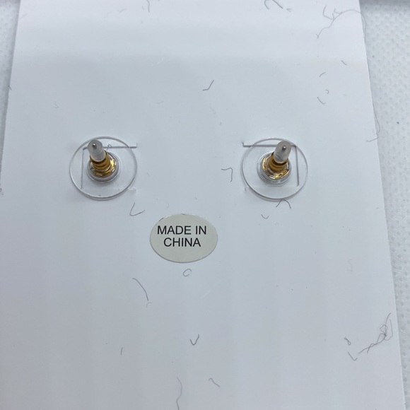 Disney X Baublebar Gold Rainbow Rhinestone Minnie Mouse Earrings - Picture 3 of 7